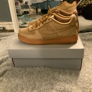 Nike Shoes - Air Force Ones Wheats Nike Shoes - Air Force Ones Wheats